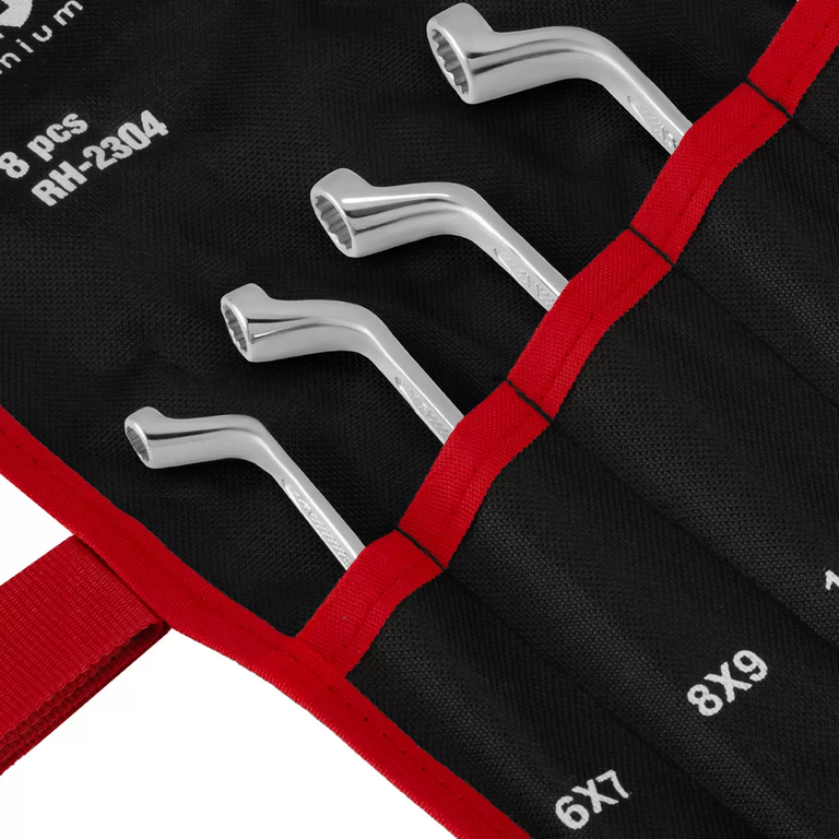 مجموعه آچار دو سر رینگ ۸ عددی کیفی رونیکس مدل RH-2304